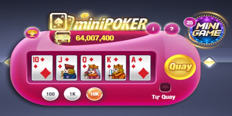 Ghi nhớ cách chơi Mini Poker cho người mới bắt đầu 2024